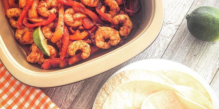 Simple Sheet Plan Shrimp Fajitas