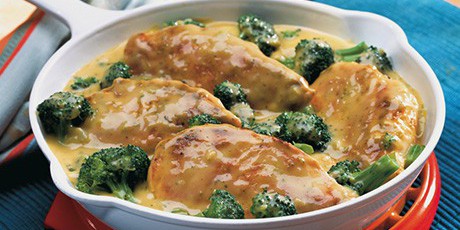 Chicken Thighs with Broccoli Soup (Bulletproof)