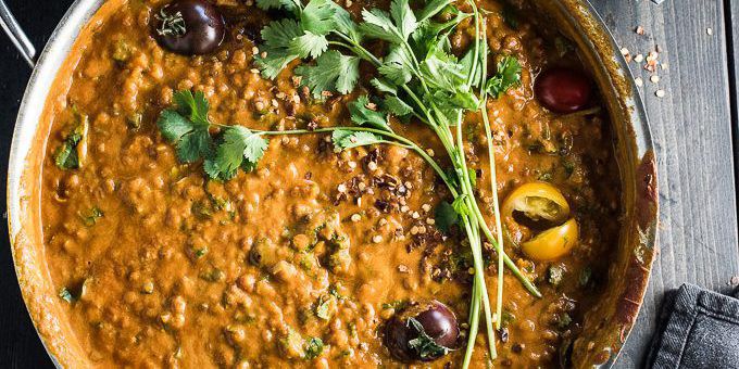 Indian Inspired Butter Lentils (vegan keto)