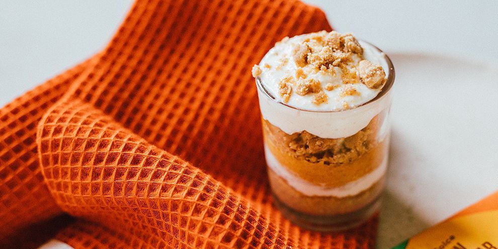 Protein-Packed Pumpkin Pie Parfait