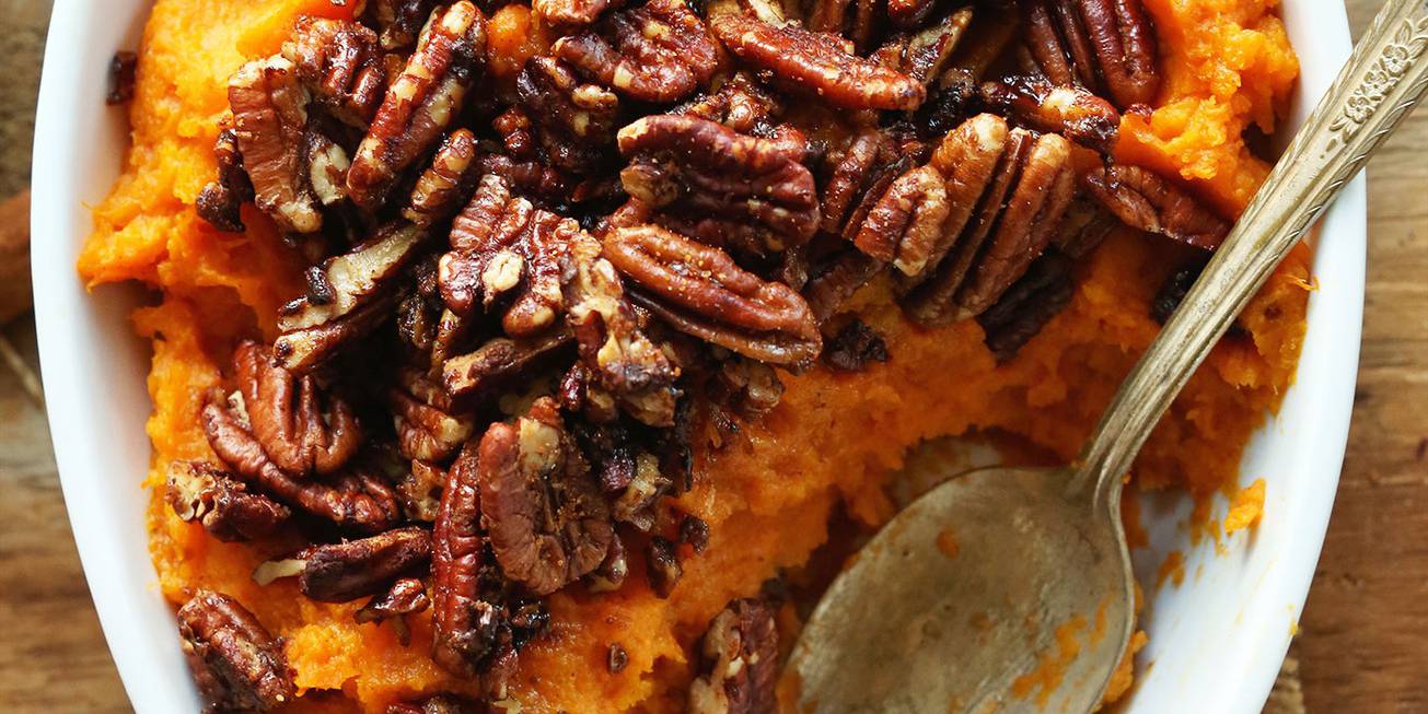 Pecan Thanksgiving Yams Go Healthy