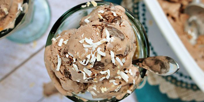 Chocolate Coconut "Ice Cream"