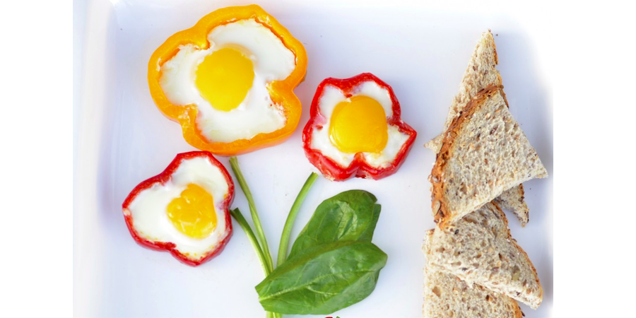 Bell Pepper Fried Eggs