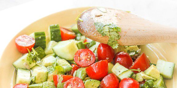 Simply Tomato & Cucumber Salad