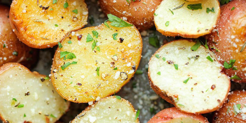 Garlic Parmesan Roasted Potatoes