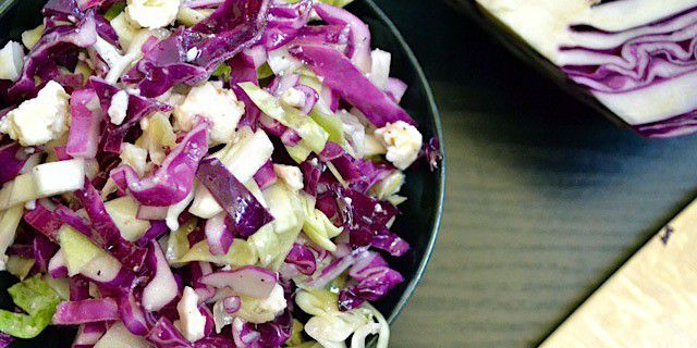 Vinaigrette Slaw with Feta