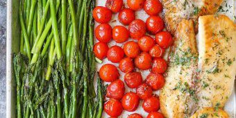 Sheet Pan Garlic Butter Tilapia