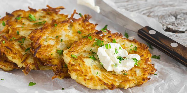 Potato & Cauliflower Latkes