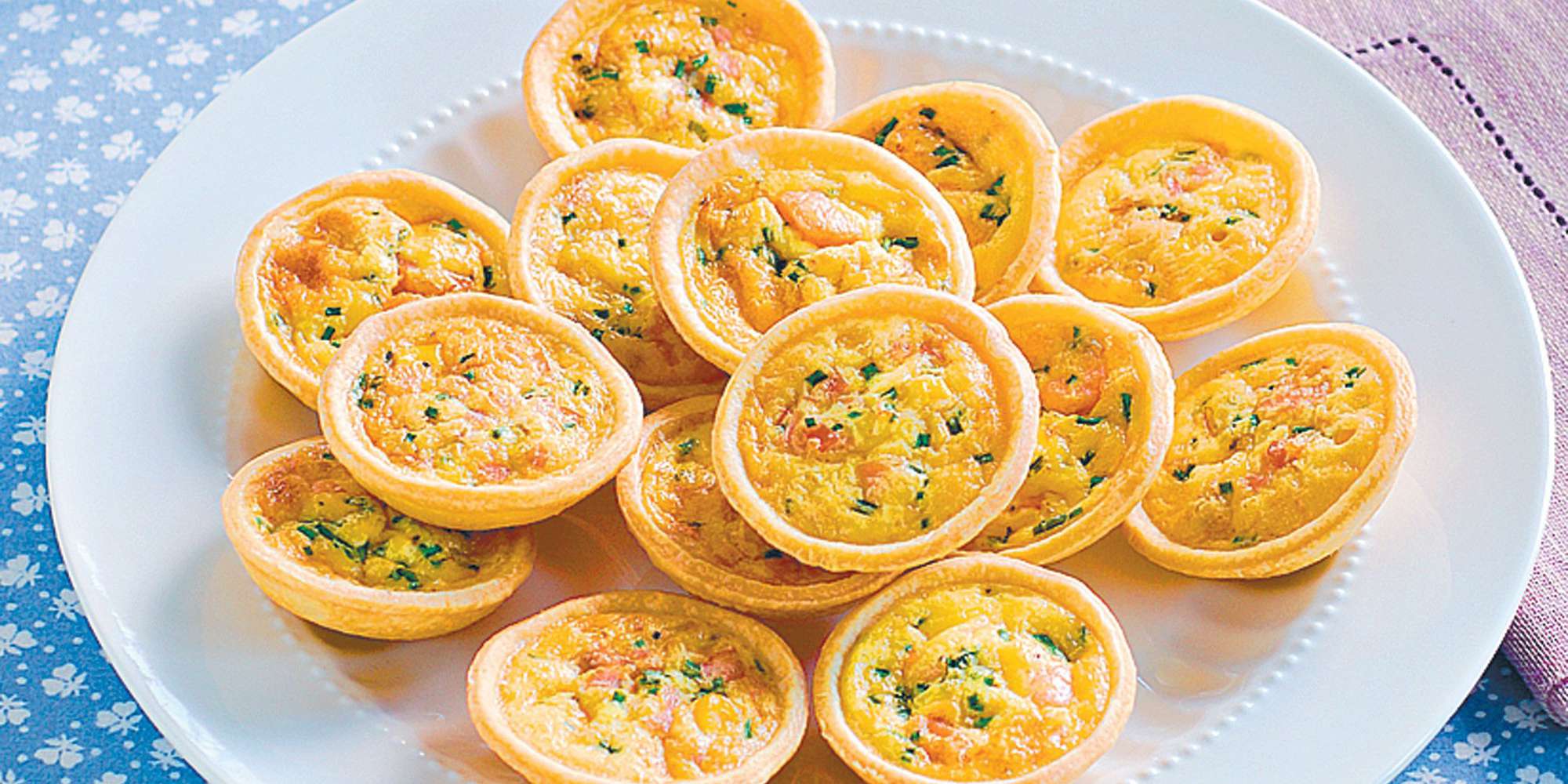 Mini Ham and Pepper Quiche