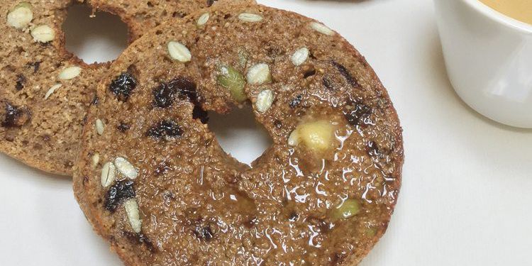 Cinnamon Date Pumpkin Seed Bagel, GF