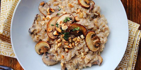 Creamy Mushroom Ris-oat-to