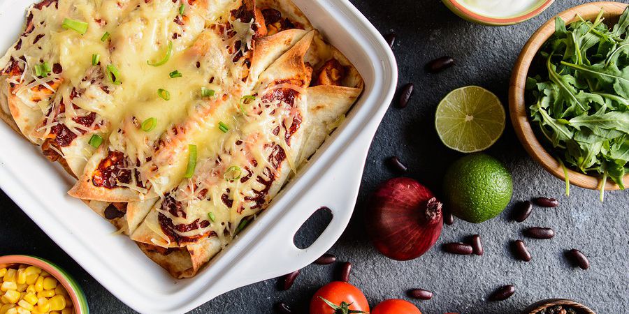 Easy Black Bean Enchiladas