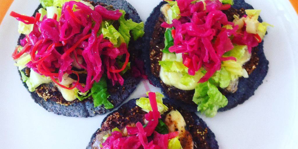 Vegan Burger Tostadas