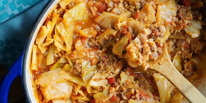 Low Carb Unstuffed Cabbage Rolls
