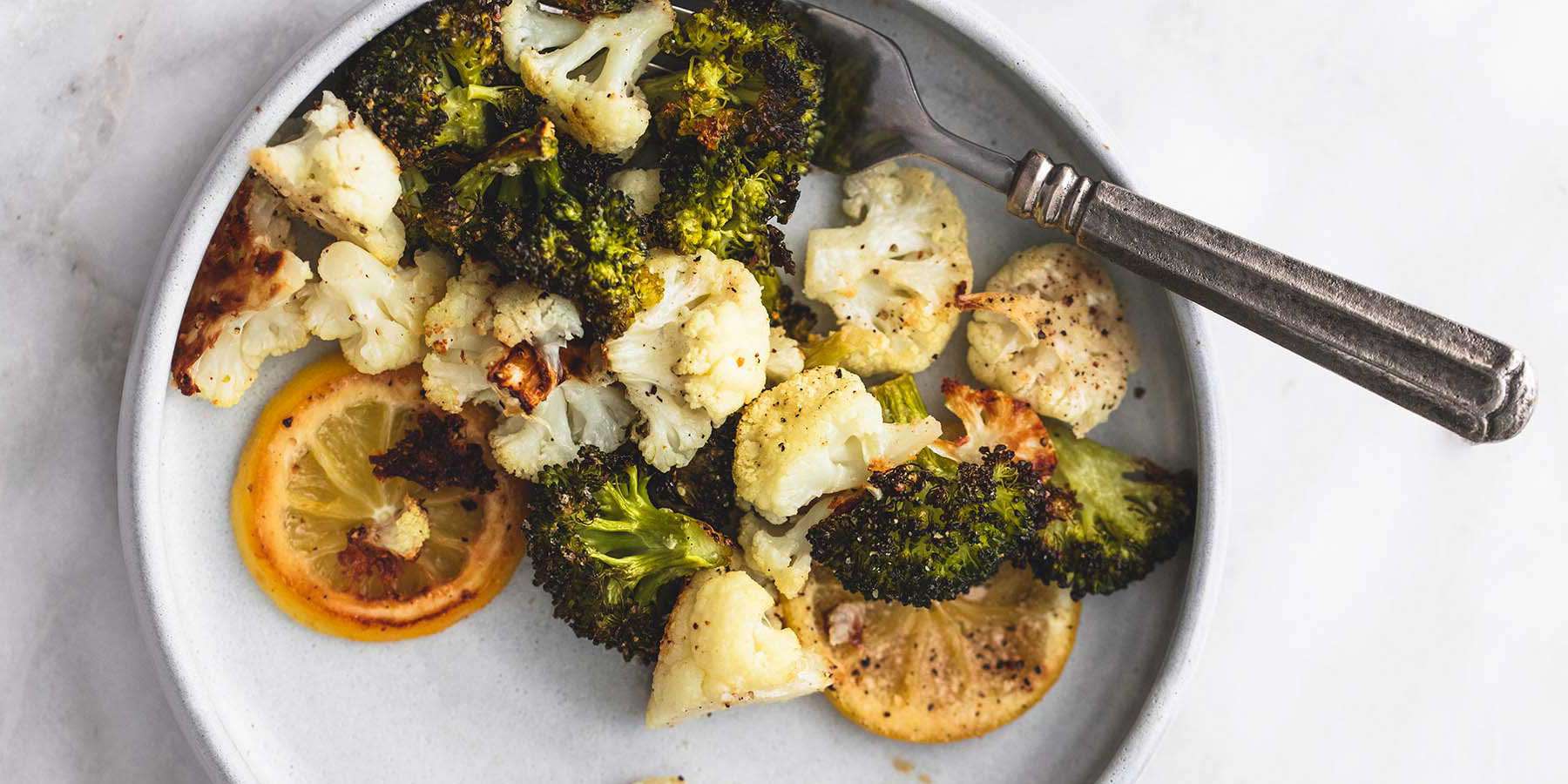 Blasted Broccoli & Cauliflower