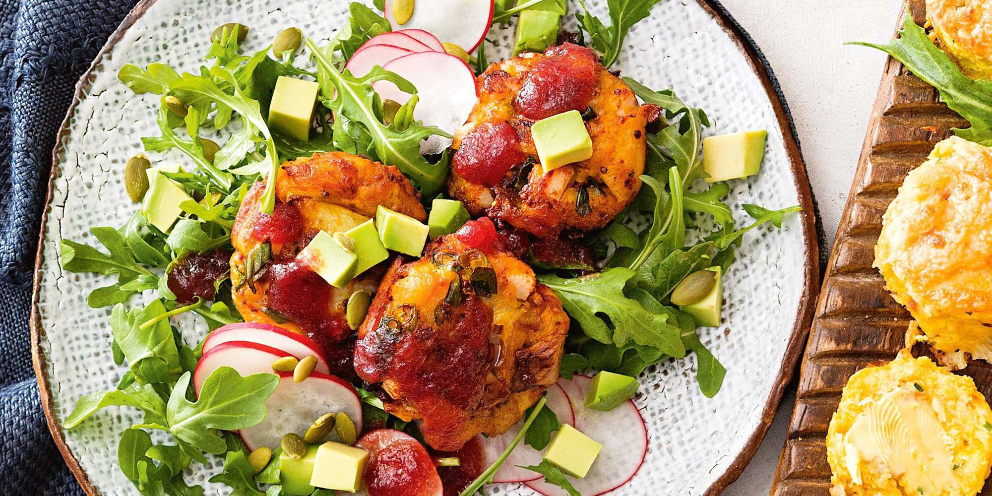 Leftover Christmas Patties with Cranberry Dressing