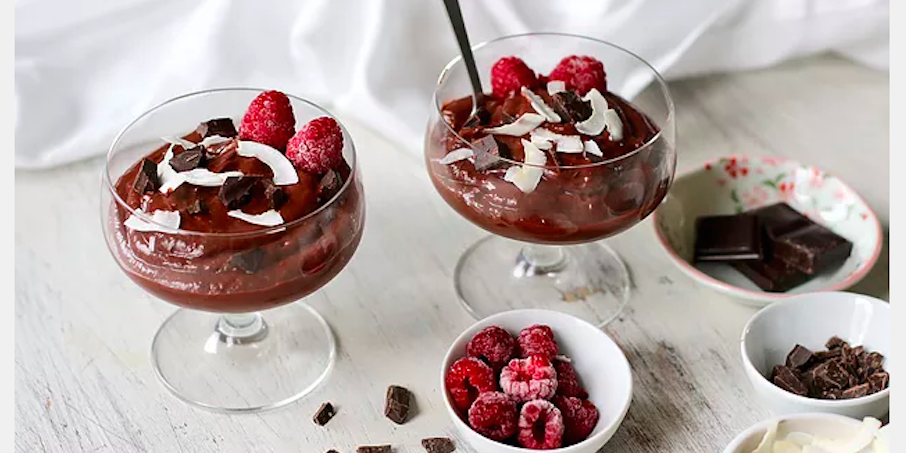 Raspberry Chocolate Pudding