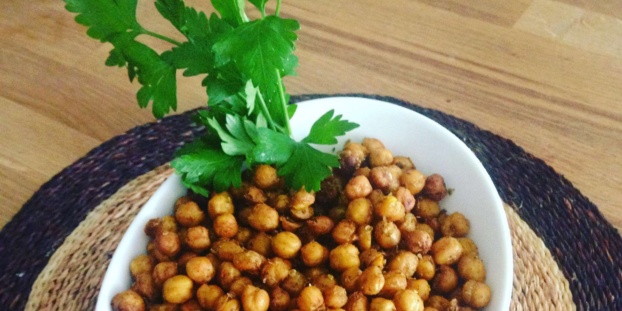 Spicy Roasted Chick Peas