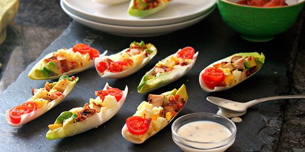 Keto Cobb Salad Boats