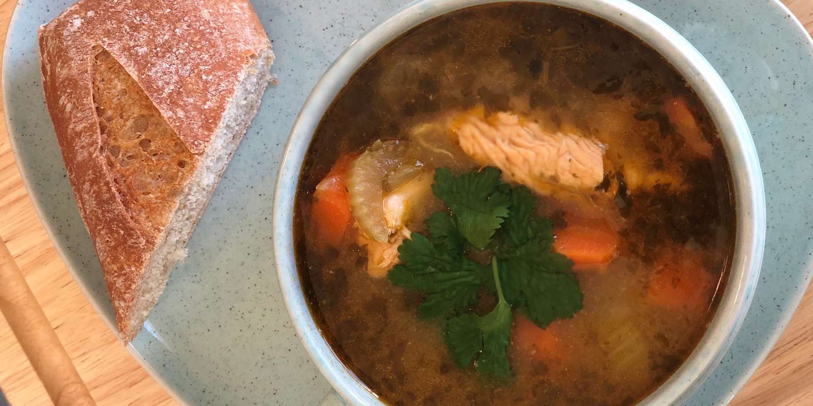 Mama Bay's Chimichurri Hearty Chicken Soup