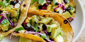 Vegetarian Breakfast Tacos