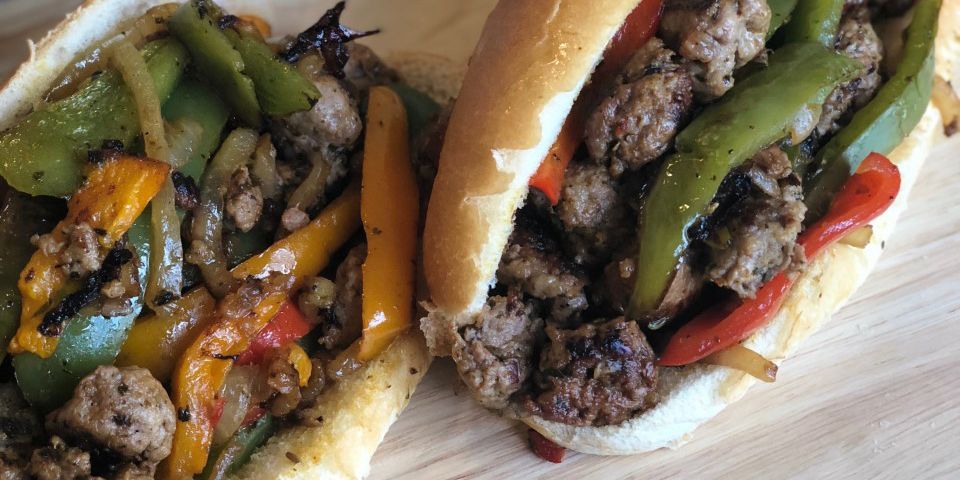 Mama Bay's Chimichurri Sausage & Pepper Hoagies