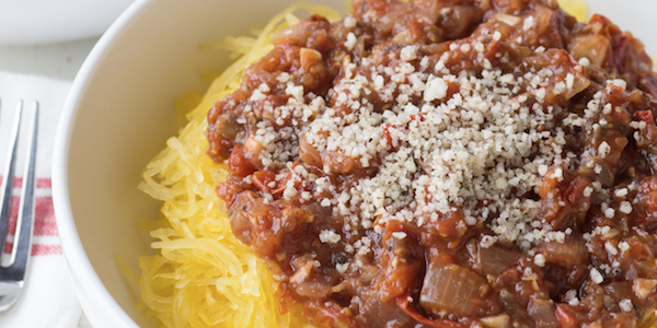Spaghetti Squash “Bolognese”