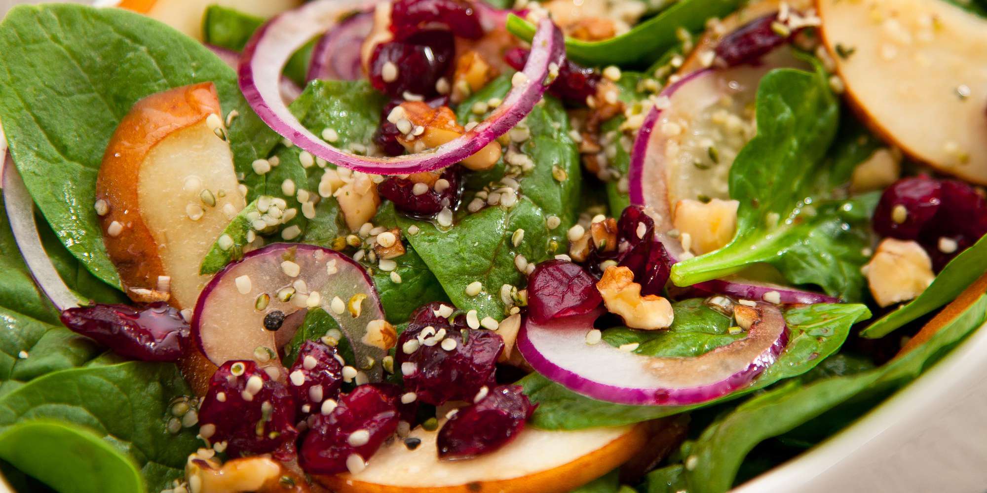 Pear, Walnut, And Cranberry Salad Recipe