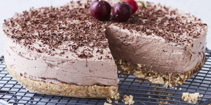 Chocolate Cherry Ripe Cheesecake