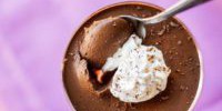 Low-carb coconut and chocolate pudding