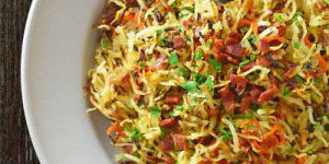 Crispy Swoodles with Bacon
