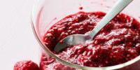 Instant low-carb raspberry jam
