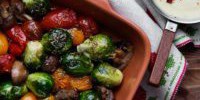 Roasted vegetables Tricolore