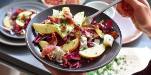 Endive, Radicchio, and Apple Salad