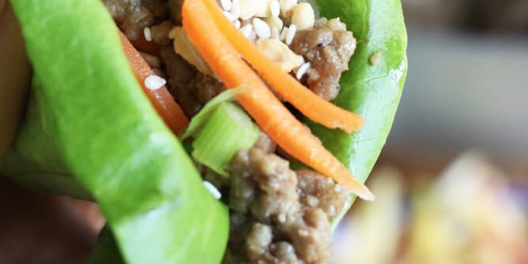 Asian Vegan Lettuce Wraps