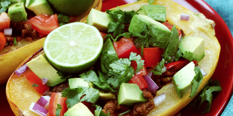 Spaghetti Squash Burrito Bowls (Vegan)