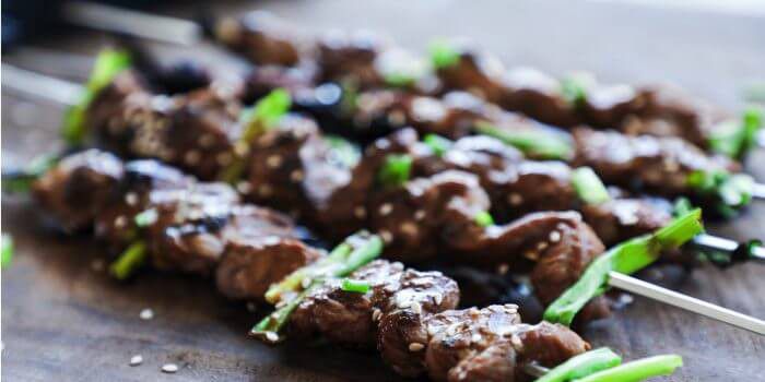 Teriyaki Beef Skewers