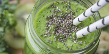 Chia Peach kale Smoothie