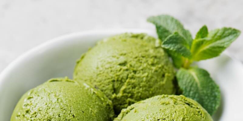 Green Tea Banana Ice Cream