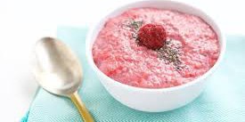 Raspberry Chia Flax Pudding