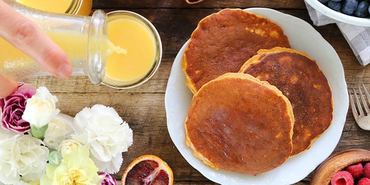 Spiced Paleo Sweet Potato Pancakes