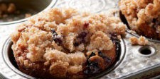 Blueberry Avocado & Lemon Streusel Muffins
