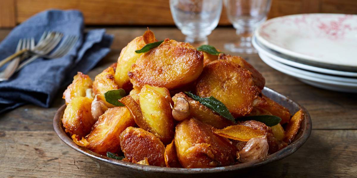 Perfect Roasted Potatoes with Orange + Sage