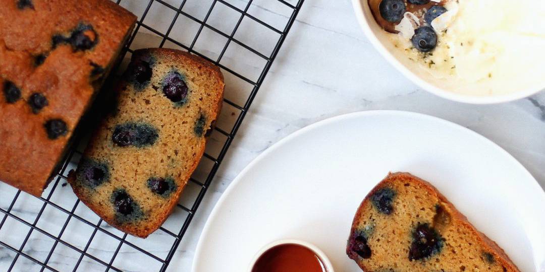 Grain Free Lemon Blueberry Loaf