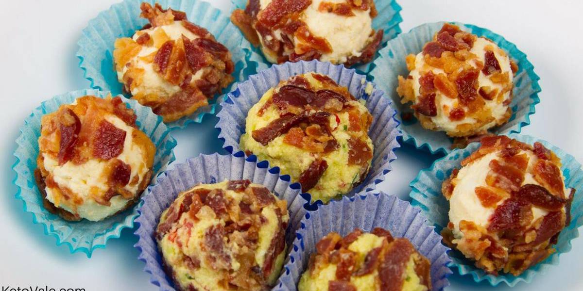 Bacon Egg and Avocado Savory Fat Bombs