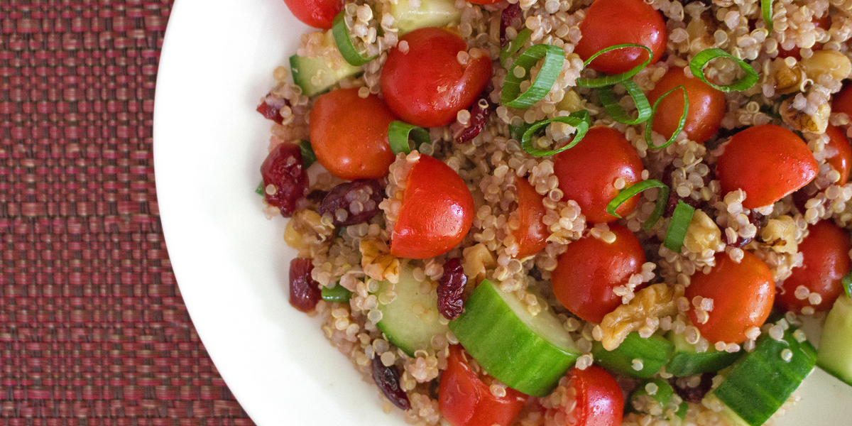 Cranberry Walnut Quinoa Salad