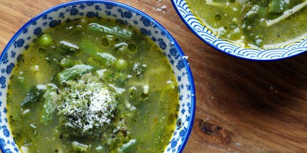 Green Minestrone Soup