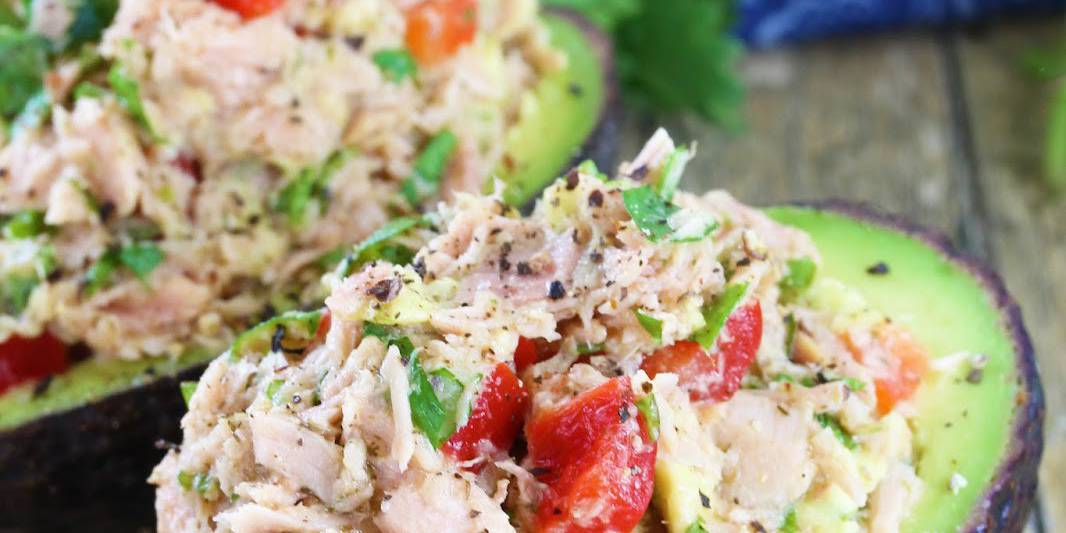 Healthy Tuna Stuffed Avocado