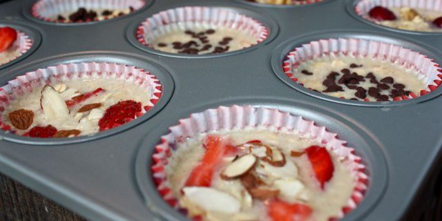 Baked Oatmeal Cups for on-the-go!