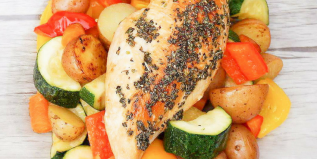 Lemon Herb Chicken with Garden Vegetables